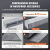 VEVOR Shower Curb Kit, 72"x72" Shower Pan Kit with 2" PVC Central Flange, 4" Stainless Steel Grate, Waterproof Shower Curb & Membrane & Strip